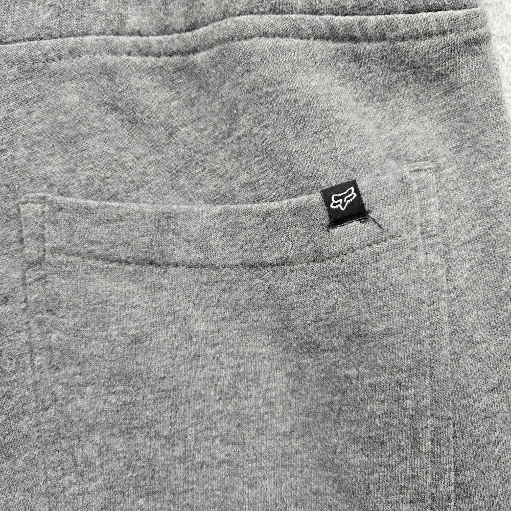 Fox Men Activewear Pants XL Gray Embroidered Sweatpants Fleece 29